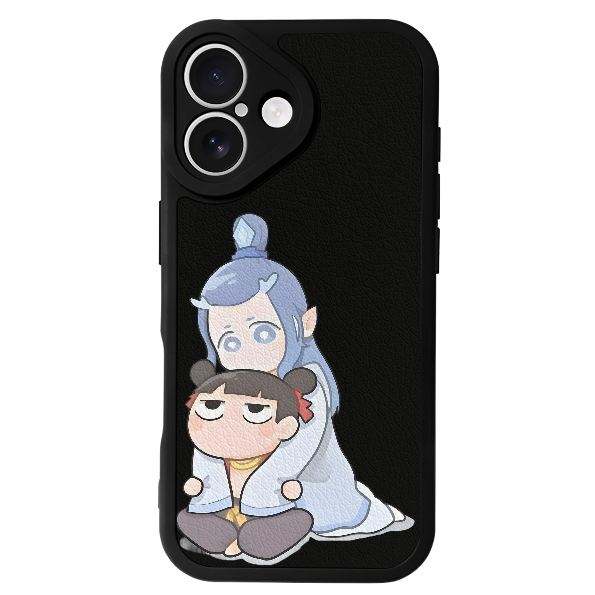 （画像用） Ne Zha 2 ナタ 魔童の大暴れ 【iPhone 16シリーズ対応】シリコンスマホケース（レザー調） 材質：シリコン